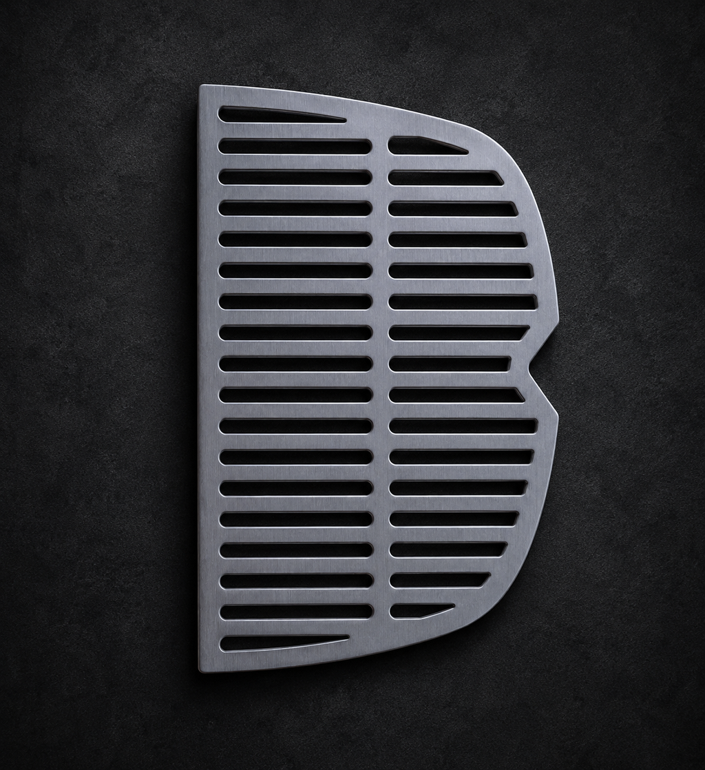 Weber Q Stainless Steel Grill Grate & Flat Plate — Baby Q, Weber Q & Family Q (1000N–3600N)