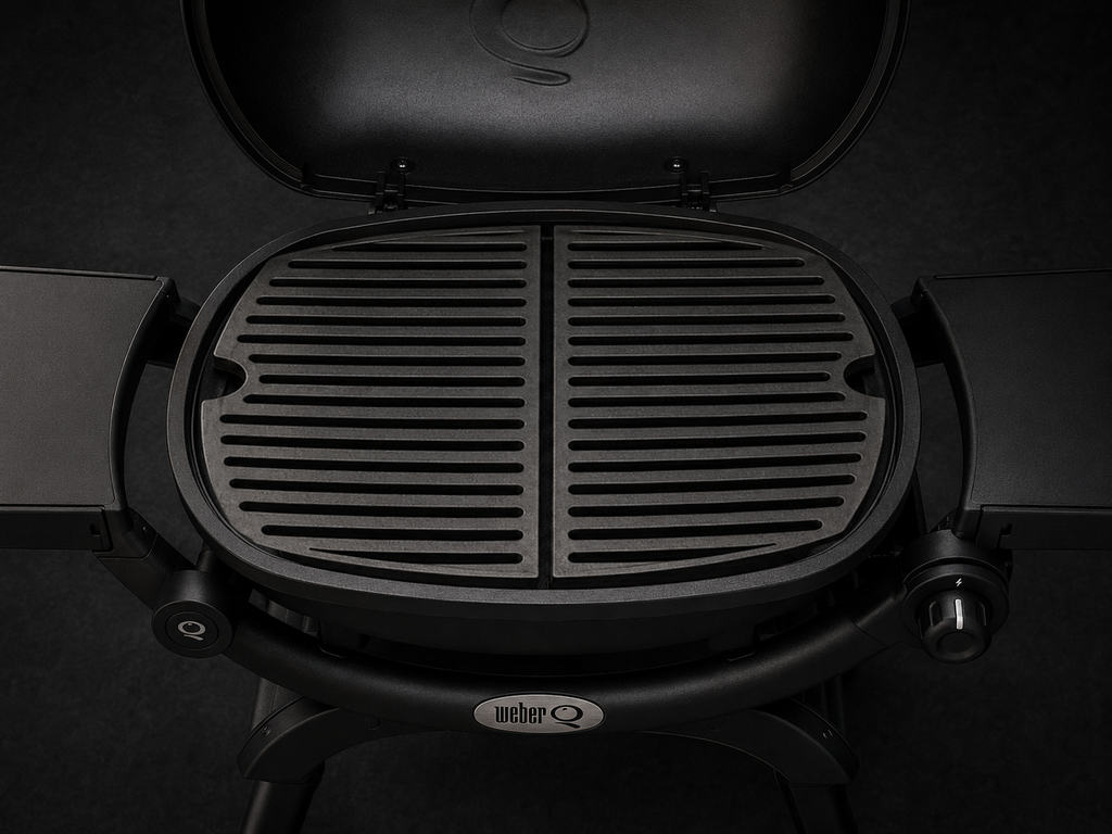 Weber Q stainless steel Grate & Flat Plate — Q1, Q2 & Q3 Series