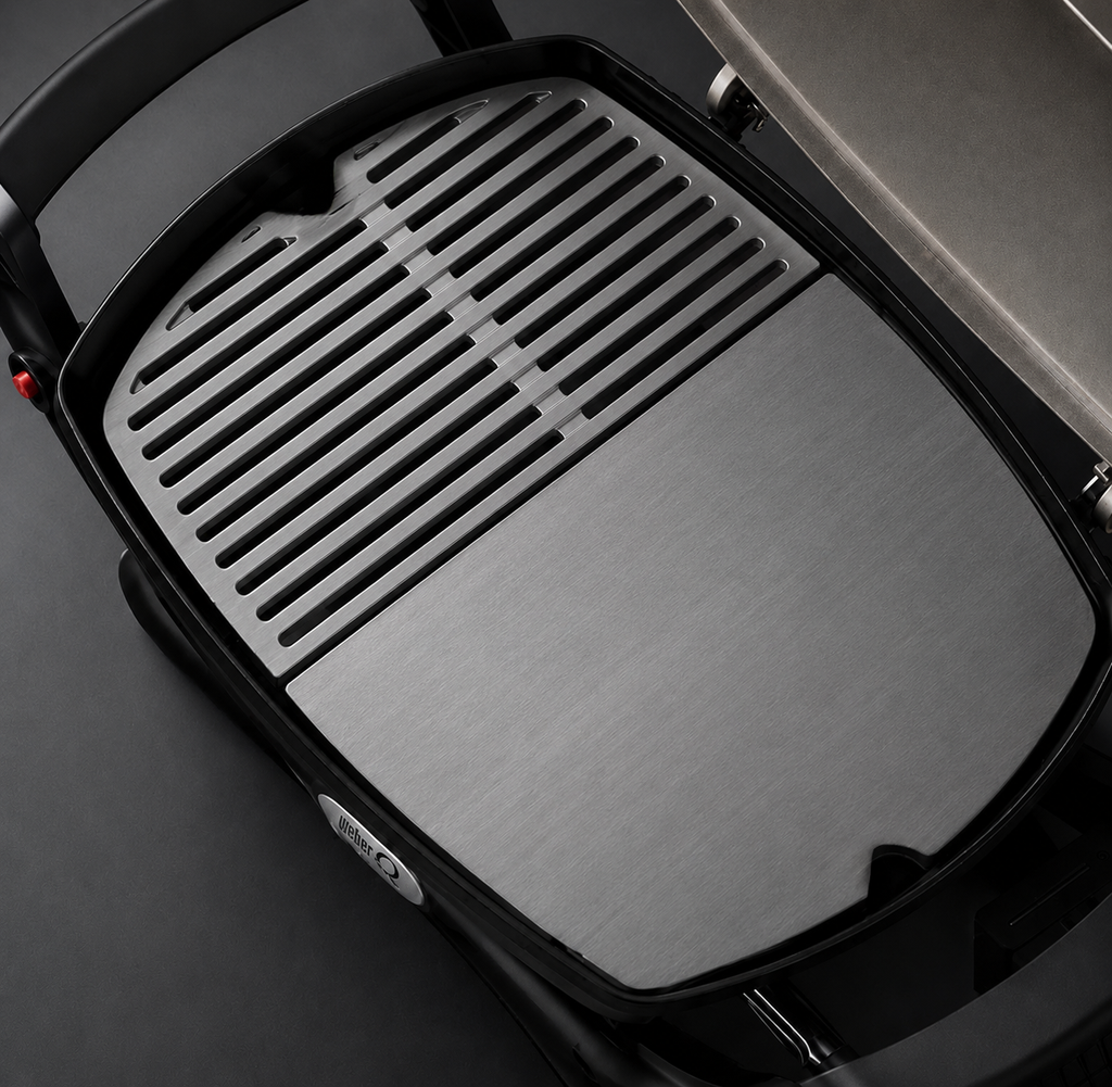 Weber Q Stainless Steel Grill Grate & Flat Plate — Baby Q, Weber Q & Family Q (1000N–3600N)