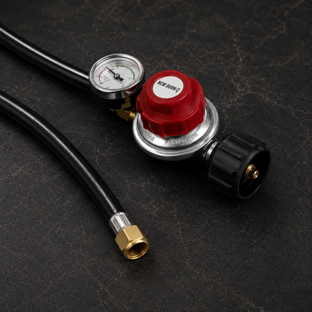 Adjustable LPG regulator and hose for Weber Q – dial in your own pressure