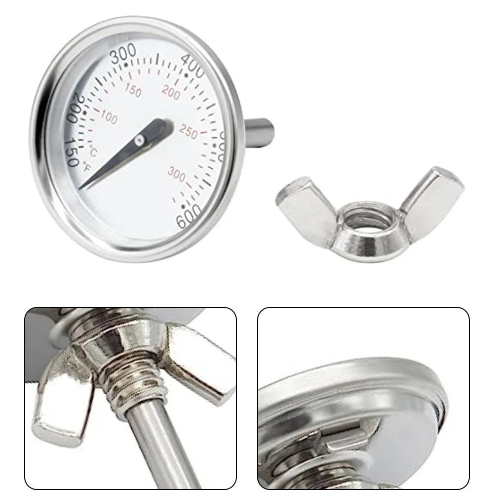 Weber BBQ Lid Thermometer Replacement | Fits Weber Q, Spirit, Genesis & Charcoal Grills